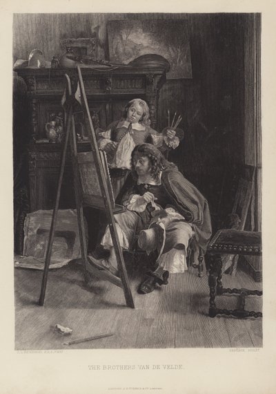 Die Brüder Van de Velde von Jean Louis Ernest (after) Meissonier