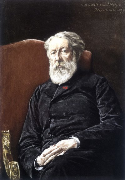 Porträt von Hetzel von Meissonnier, 1879, „Les Hommes d