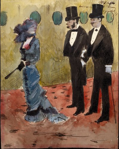 Im Theater von Jean Louis Forain
