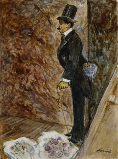 Hinter der Bühne von Jean Louis Forain