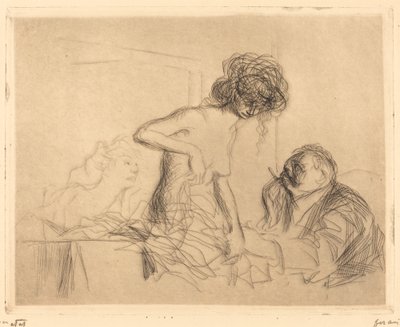 In einem privaten Raum (erste Platte) von Jean Louis Forain