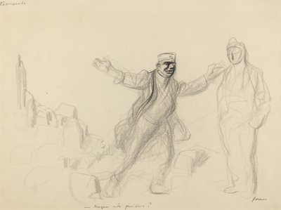 Kammerade. Porquoi cette froideur, ca. 1914-1919 von Jean Louis Forain
