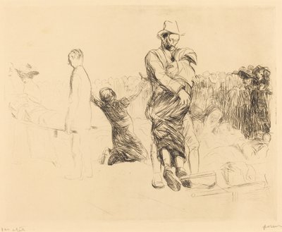 Lourdes, Transport des Gelähmten von Jean Louis Forain