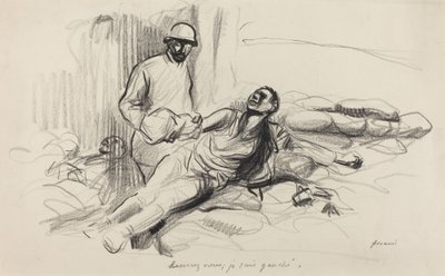 Beruhigen Sie sich, ich bin linkshändig, ca. 1914-1919 von Jean Louis Forain