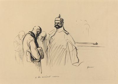 Si ils avaient vaincu, ca. 1919 von Jean Louis Forain