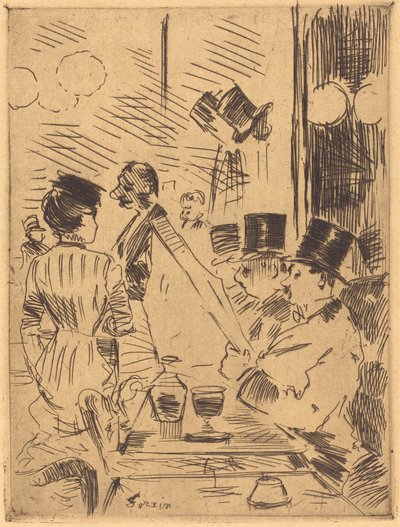 Das Café der Neuen Athen von Jean Louis Forain