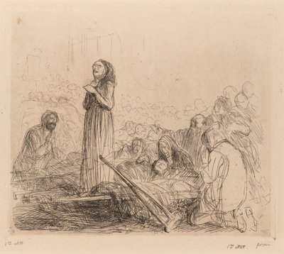 Das Wunder vor dem Allerheiligsten von Jean Louis Forain