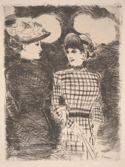 Zwei Frauen von Jean Louis Forain