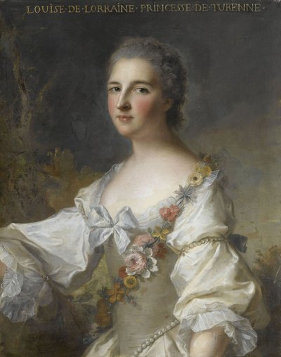 Louise-Henriette-Gabrielle de Lorraine, Prinzessin von Turenne, Herzogin von Bouillon (1718-1788) von Jean-Marc Nattier
