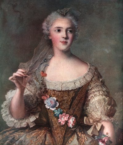 Madame Sophie, Tochter von Ludwig XV, 1909 von Jean Marc Nattier
