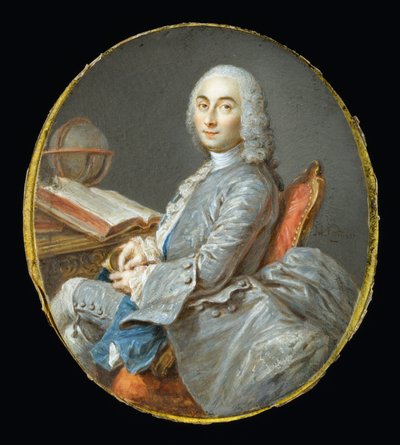 Miniaturporträt von César François Cassini de Thury von Jean-Marc Nattier