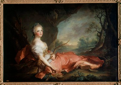 Porträt von Madame Adelaide von Frankreich als Diana, Tochter von Ludwig XV. von Jean Marc Nattier