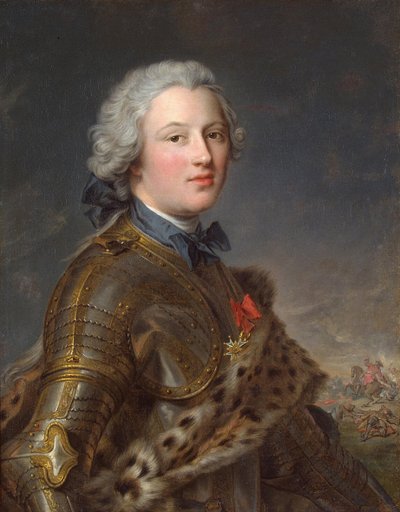 Porträt von Pierre Victor, Baron de Besenval de Brünstatt 1722-1794, zweite Hälfte des 18. Jahrhunderts von Jean Marc Nattier