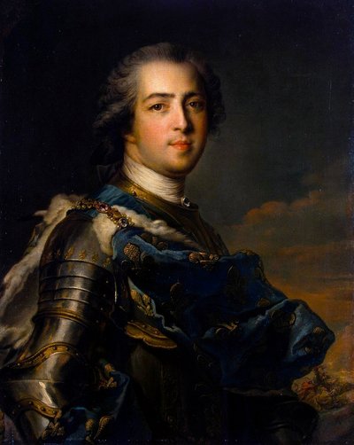 Porträt von König Ludwig XV., 1710-1774, 1745 von Jean Marc Nattier