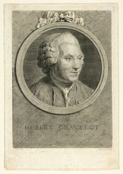 Porträt von Hubert Gravelot von Jean Massard