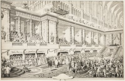 Eid von Ludwig XVI. bei seiner Investitur von Jean Michel Moreau