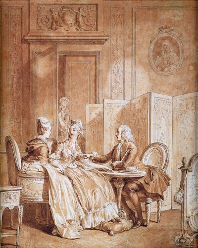 Die Schwangerschaftserklärung von Jean Michel the Younger Moreau