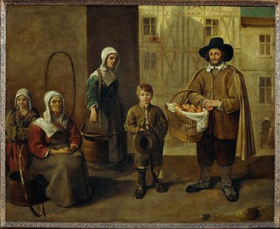 Brotverkäufer und Wasserträgerinnen von Jean Michelin