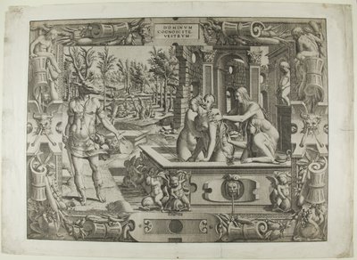 Diana und Actaeon (die Metamorphose des Acteon) von Jean Mignon