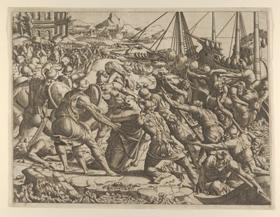 Die Entführung der Helena, 1535-1555 von Jean Mignon