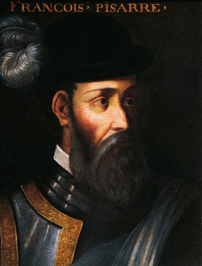 Porträt von Francisco Pizarro von Jean Monier or Mosnier