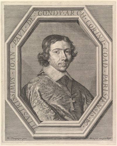 Jean-François-Paul de Gondy, Koadjutor des Erzbischofs von Paris, zukünftiger Kardinal de Retz von Jean Morin