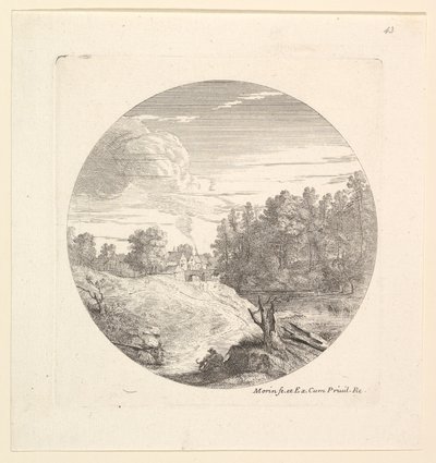 Der Bauer und sein Hund von Jean Morin