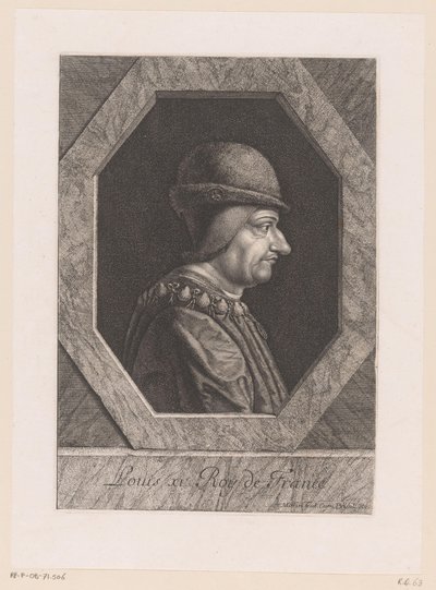 Porträt von Ludwig XI., König von Frankreich von Jean Morin
