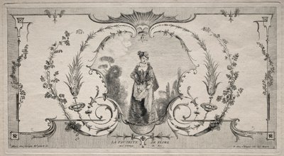 Der Favorit von Flora, Arabeske von Jean Moyreau
