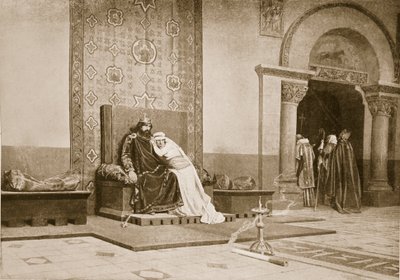 Die Exkommunikation von Robert dem Frommen, Illustration aus 