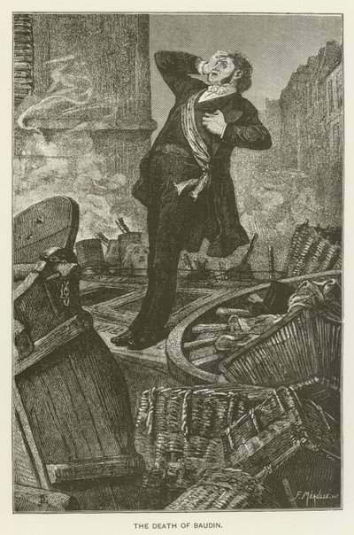 Der Tod von Baudin von Jean Paul Laurens