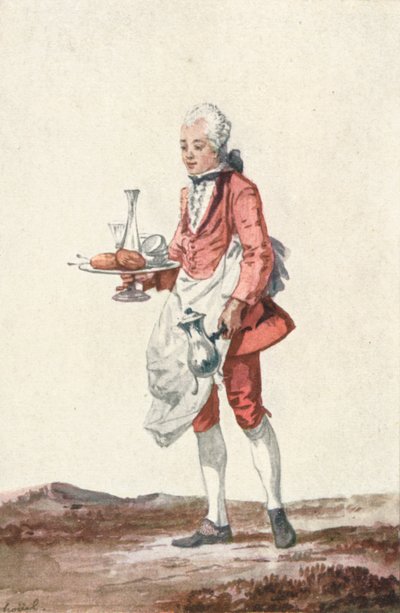 La Bouquetiere Garcon Cafetiere von Jean Pierre Houel