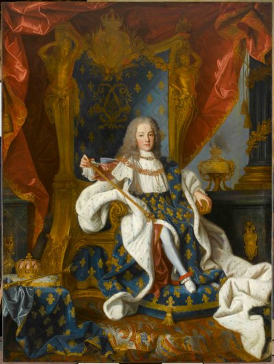 Porträt von Ludwig XV. 1710-1774 König von Frankreich, im Alter von 9 Jahren, 1719 von Jean Ranc