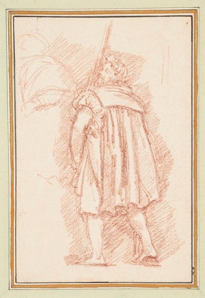 Männliche Figur in Renaissancekleidung von Jean Robert Ango
