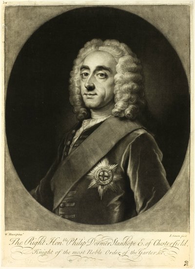 Philip Stanhope, Earl von Chesterfield von Jean Simon