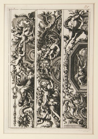 Grotesken und Moresken à la Romaine (6) von Jean le Pautre
