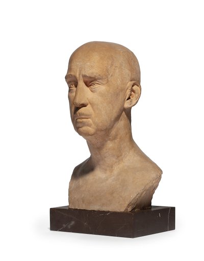 Büste von Prinz Nikolaus von Griechenland von Jeanne (attr. to) Bardey