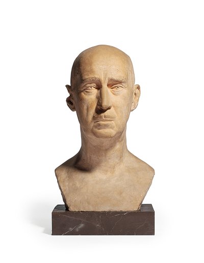 Büste von Prinz Nikolaus von Griechenland von Jeanne (attr. to) Bardey