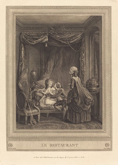 Das Restaurant von Jeanne Deny or Martial Deny after Niclas Lafrensen II