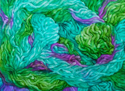 Wolle Mehrfarbig, 2013 von Jeanne Maze