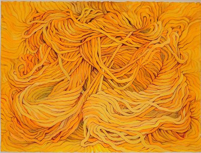 Gelbe Wolle, 2013 von Jeanne Maze