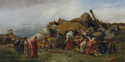Gulliver und die Liliputaner von Jehan Georges Vibert
