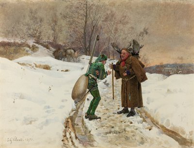 Die Ameise und die Heuschrecke von Jehan Georges Vibert