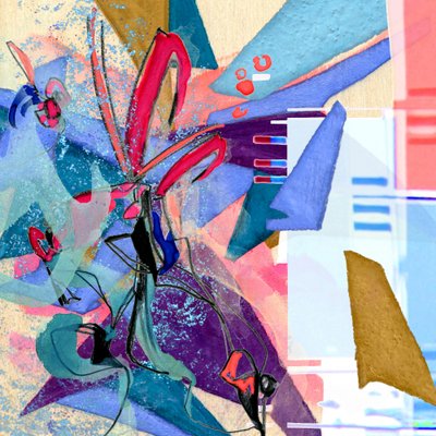 Bunte geometrische Energie von Jenja Braun