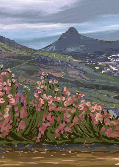 Malerische Bergblüten von Jenna Alheit