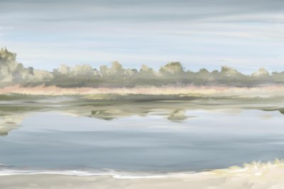 Gelassene Wasserreflexionen von Jenna Alheit