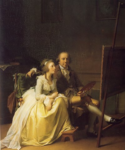 Der Künstler und seine Frau Rosine, geb. Dörschel von Jens Juel