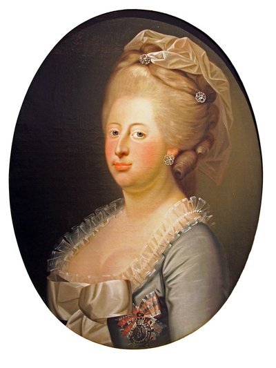 Porträt von Caroline Mathilde, Königin von Dänemark und Norwegen von Jens Juel
