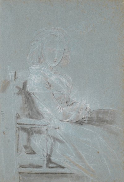 Studie zum Porträt von Ulrike Elenora Wedel Jarlsberg, geborene Brockdorff von Jens Juel