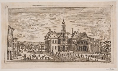 Prospekt eines Platzes in einer italienischen Stadt von Jens Knudsen